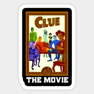 Clue movie t-shirt Sticker